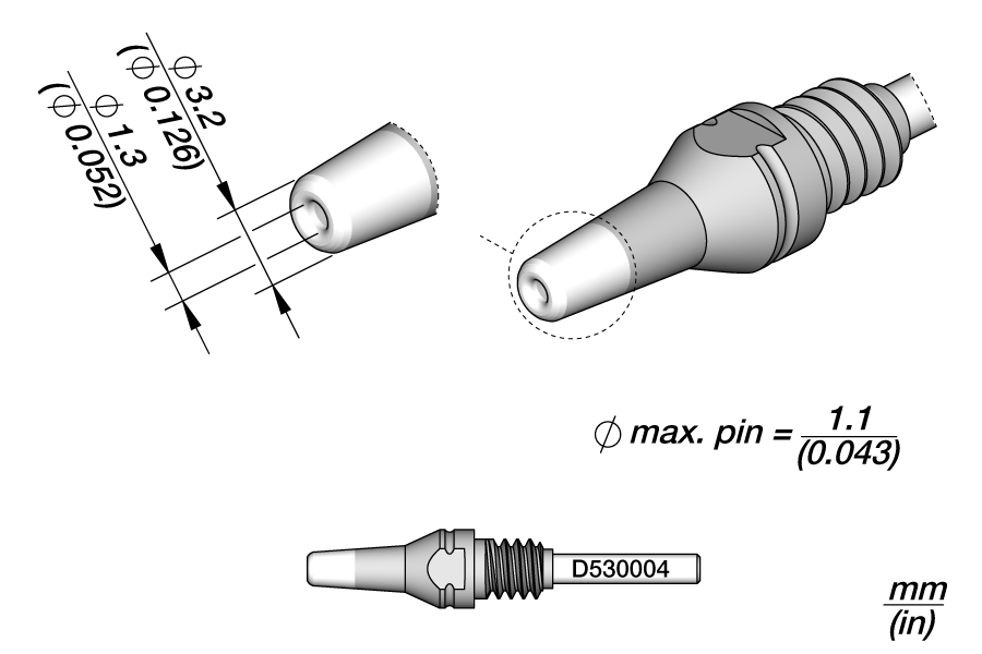 D530004 - Through-hole Desoldering Ø 1.3 S1